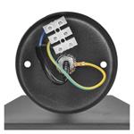 Emos ZGB020P, záhradné nástenné svietidlo ADENIA, 18 x 15 x 24,5 cm, 1 x E27, 15 W