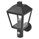 Emos ZGB040P, záhradné nástenné svietidlo ADENIA, senzor súmraku, 19,8 x 15 x 29,8 cm, 1 x E27, 15 W