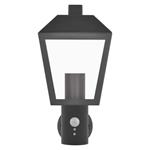 Emos ZGB040P, záhradné nástenné svietidlo ADENIA, senzor súmraku, 19,8 x 15 x 29,8 cm, 1 x E27, 15 W