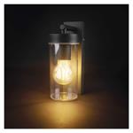 Emos ZGC010P, záhradné nástenné svietidlo ZALA, 14,5 x 8,9 x 26,2 cm, 1 x E27, 15 W