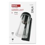 Emos ZGC010P, záhradné nástenné svietidlo ZALA, 14,5 x 8,9 x 26,2 cm, 1 x E27, 15 W