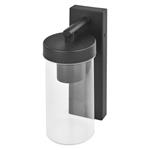 Emos ZGC010P, záhradné nástenné svietidlo ZALA, 14,5 x 8,9 x 26,2 cm, 1 x E27, 15 W