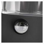 Emos ZGC040P, záhradné nástenné svietidlo ZALA, senzor súmraku, 14,5 x 8,9 x 26,2 cm, 1 x E27, 15 W