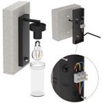 Emos ZGC040P, záhradné nástenné svietidlo ZALA, senzor súmraku, 14,5 x 8,9 x 26,2 cm, 1 x E27, 15 W