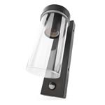 Emos ZGC040P, záhradné nástenné svietidlo ZALA, senzor súmraku, 14,5 x 8,9 x 26,2 cm, 1 x E27, 15 W