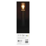 Emos ZGC0A0P, záhradné stĺpikové svietidlo ZALA, 14 x 14 x 50 cm, 1 x E27, 15 W