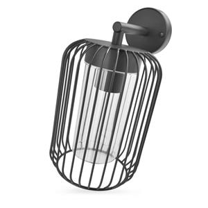 Emos ZGD010P SALVIA, zahradné nástenné svietidlo, 20,8 x 16 x 28,5 cm, 1 x E27, 15 W