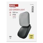 Emos ZGE014L, LED záhradné nástenné svietidlo NIKA, 12 x 12 x 20 cm, 12,5 W, teplá biela