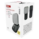 Emos ZGE044L, LED záhradné nástenné svietidlo NIKA, senzor súmraku, 12 x 12 x 20 cm, 12,8 W, teplá biela