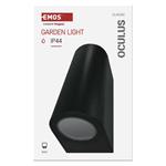 Emos ZGF020P, záhradné nástenné svietidlo OCULUS, 8,8 x 6,7 x 15,3 cm, 2 x GU10, 35 W
