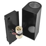 Emos ZGF020P, záhradné nástenné svietidlo OCULUS, 8,8 x 6,7 x 15,3 cm, 2 x GU10, 35 W