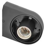 Emos ZGG010P, záhradné nástenné svietidlo CASSIA, 12,6 x 9,5 x 22,2 cm, 1 x E27, 15 W