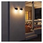 Emos ZGG010P, záhradné nástenné svietidlo CASSIA, 12,6 x 9,5 x 22,2 cm, 1 x E27, 15 W