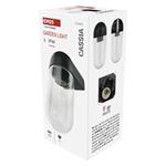 Emos ZGG010P, záhradné nástenné svietidlo CASSIA, 12,6 x 9,5 x 22,2 cm, 1 x E27, 15 W