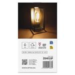 Emos ZGH010P, záhradné nástenné svietidlo MALVA, 13 x 12 x 25 cm, 1 x E27, 15 W