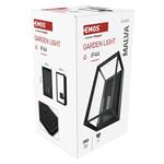 Emos ZGH010P, záhradné nástenné svietidlo MALVA, 13 x 12 x 25 cm, 1 x E27, 15 W