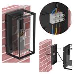 Emos ZGH010P, záhradné nástenné svietidlo MALVA, 13 x 12 x 25 cm, 1 x E27, 15 W