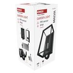 Emos ZGH040P, záhradné nástenné svietidlo MALVA, senzor súmraku, 13 x 12 x 28 cm, 1 x E27, 15 W