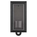 Emos ZGH040P, záhradné nástenné svietidlo MALVA, senzor súmraku, 13 x 12 x 28 cm, 1 x E27, 15 W