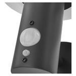 Emos ZGJ044S, LED záhradné solárne nástenné svietidlo TERION, senzor súmraku, 12,5 x 14,7 x 14,2 cm