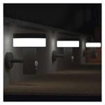 Emos ZGJ044S, LED záhradné solárne nástenné svietidlo TERION, senzor súmraku, 12,5 x 14,7 x 14,2 cm