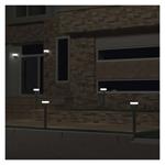 Emos ZGJ0B4S, LED záhradné solárne stĺpikové svietidlo TERION, senzor súmraku, 12,5 x 12,5 x 50 cm