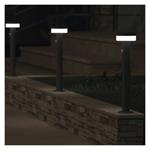 Emos ZGJ0B4S, LED záhradné solárne stĺpikové svietidlo TERION, senzor súmraku, 12,5 x 12,5 x 50 cm