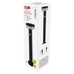 Emos ZGJ0B4S, LED záhradné solárne stĺpikové svietidlo TERION, senzor súmraku, 12,5 x 12,5 x 50 cm