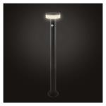 Emos ZGJ0F4S, LED záhradné solárne stĺpikové svietidlo TERION, senzor súmraku, 12,5 x 12,5 x 80 cm