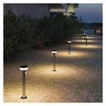 Emos ZGJ0F4S, LED záhradné solárne stĺpikové svietidlo TERION, senzor súmraku, 12,5 x 12,5 x 80 cm