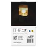 Emos ZGL010P, záhradné nástenné svietidlo LANA, 11,7 x 10,6 x 21,8 cm, 1 x E27, 25 W