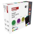 Emos ZIW154R GoSmart, rozširujúci LED reflektor - 85 cm reťaz, 4 časti, 7 W, RGBIC+CCT, stmievateľný, WiFi