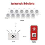 Emos ZIW15CR GoSmart, LED reflektor - 255 cm reťaz, 12 častí, 7 W, RGBIC+CCT, stmievateľný, WiFi