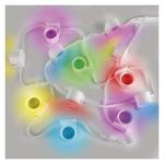 Emos ZIW15CR GoSmart, LED reflektor - 255 cm reťaz, 12 častí, 7 W, RGBIC+CCT, stmievateľný, WiFi