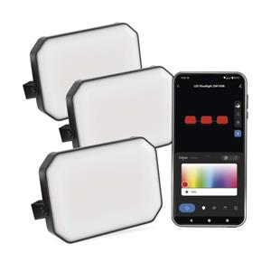 Emos ZIW184R GoSmart, štartovacia sada vonkajších reflektorov, 3 ks