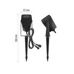 Emos ZIW191R GoSmart, rozširujúci vonkajší bodový reflektor, 1 ks