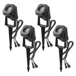 Emos ZIW194R GoSmart, štartovacia sada vonkajších bodových svetiel, 4 ks