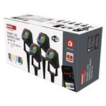 Emos ZIW194R GoSmart, štartovacia sada vonkajších bodových svetiel, 4 ks