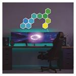 Emos ZIW223R GoSmart, LED svietidlo Hexagon, 3 časti, 5,4 W, RGB, stmievateľné, WiFi