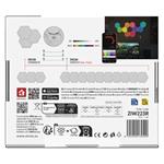 Emos ZIW223R GoSmart, LED svietidlo Hexagon, 3 časti, 5,4 W, RGB, stmievateľné, WiFi