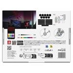 Emos ZIW269R GoSmart, LED svietidlo Lines čierne, 9 častí, 34 W, RGB, stmievateľné, WiFi