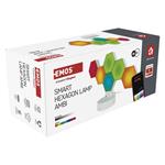 Emos ZIW426R GoSmart, LED stolná lampa Hexagon biela, 6 častí, RGB, stmievateľná, WiFi