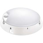 Emos ZM3131, LED prisadené svietidlo s PIR, kruh, čierna/biela, 14W, teplá biela