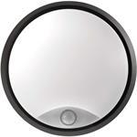 Emos ZM3231, LED prisadené svietidlo s PIR, kruh, čierna/biela, 14W, neutrálna biela
