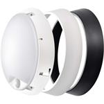 Emos ZM3231, LED prisadené svietidlo s PIR, kruh, čierna/biela, 14W, neutrálna biela