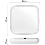 Emos ZM4313 Dori, LED prisadené svietidlo, štvorec 18W neutrálna biela IP54