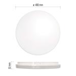 Emos ZM4325, LED prisadené svietidlo TORI, kruhové, biele, 36W neutrálna biela, IP54