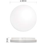 Emos ZM4329, LED prisadené svietidlo Tori s pohybovým senzorom, kruh, 24W, neutrálna biela, IP54