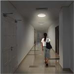 Emos ZM4329, LED prisadené svietidlo Tori s pohybovým senzorom, kruh, 24W, neutrálna biela, IP54