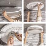 Emos ZM5111 SABI, LED prisadené svietidlo, kruhové 30W, stmievateľné so zmenou CCT